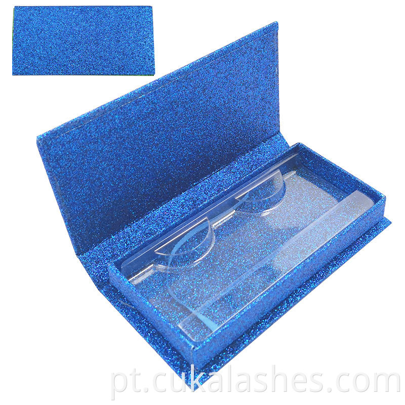 royal blue eyelash box